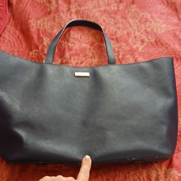 Kate Spade Deep Purple Blue Handbag - Picture 1 of 5
